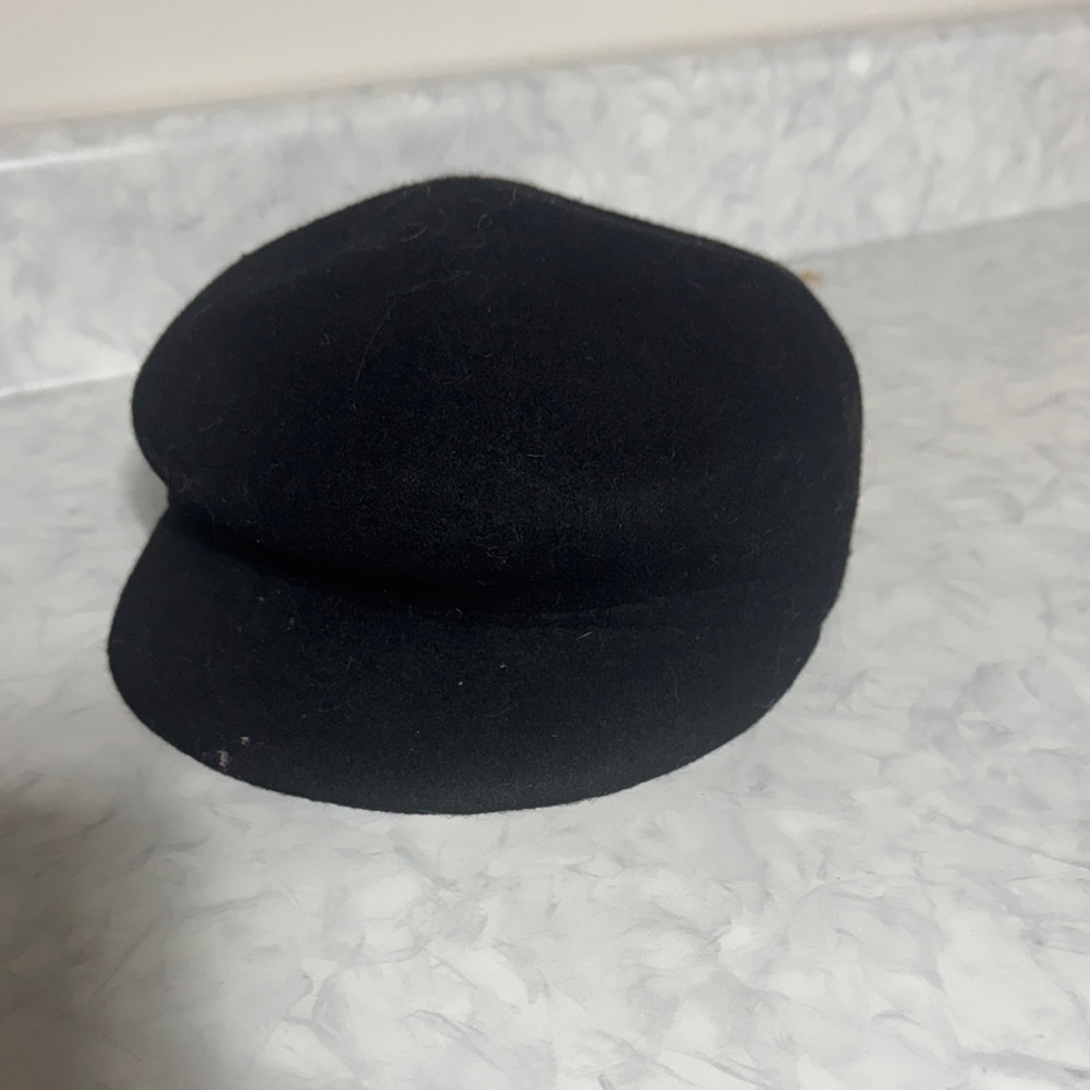 Black Newsboy Cap